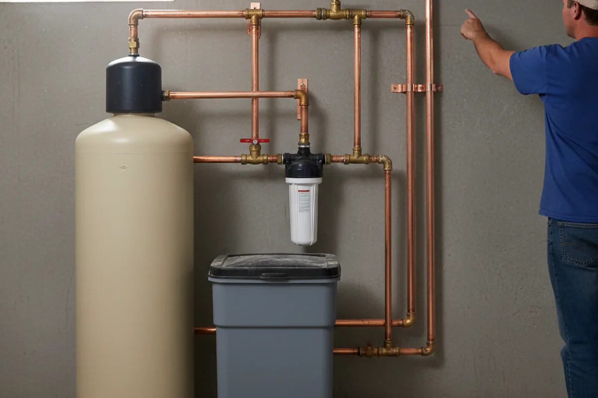 Whole-house water treatment system installed in New Buffalo